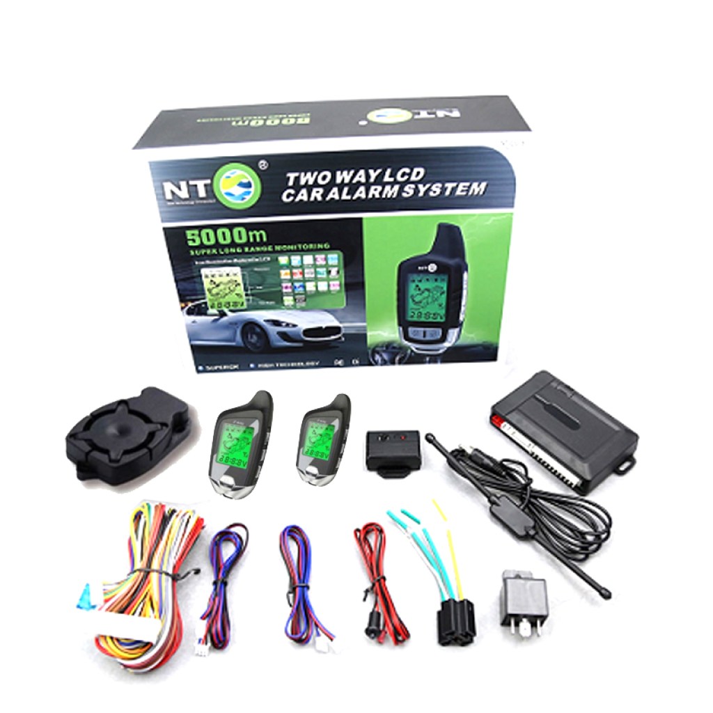 Σύστημα συναγερμού αυτοκινήτου nt two way LCD car alarm system 5000m