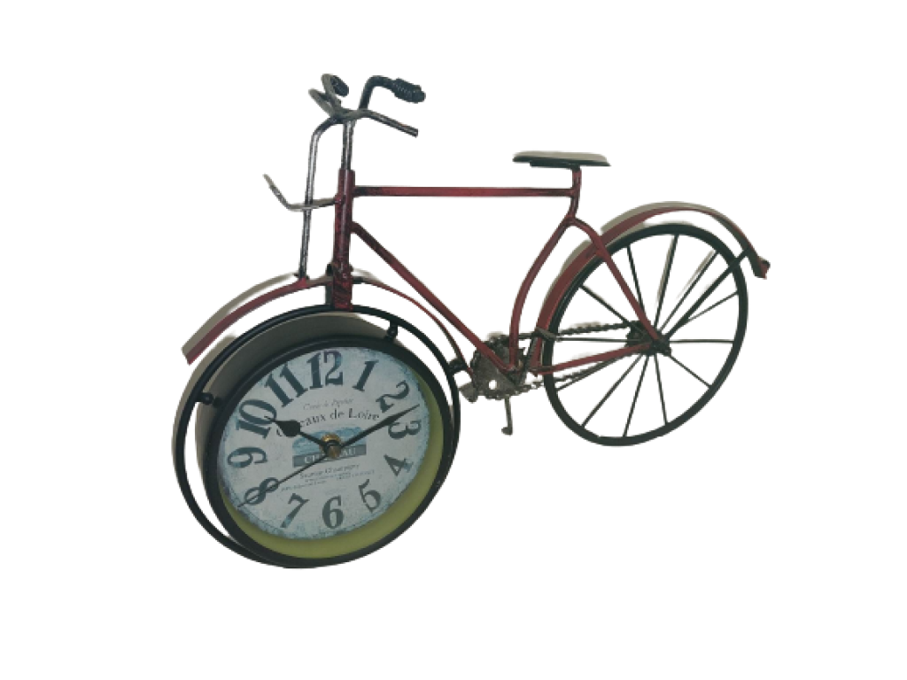 επιτραπέζιο-ρολόι-ποδήλατο-μεταλλικό-vintage-37x25x10cm