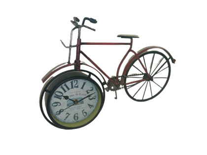 επιτραπέζιο-ρολόι-ποδήλατο-μεταλλικό-vintage-37x25x10cm