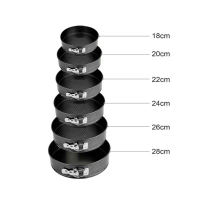 Αντικολλητικές φόρμες σε στρογγυλό σχήμα, ταψιά ψησίματος για κέικ/πίτα/πουτίγκες - 6 τμχ