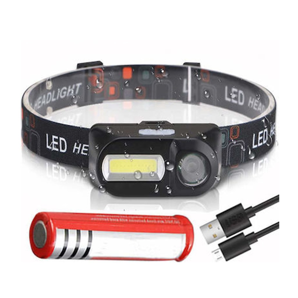 kx-1804-φακός-κεφαλής-led-cob-επαναφορτιζόμενος-usb