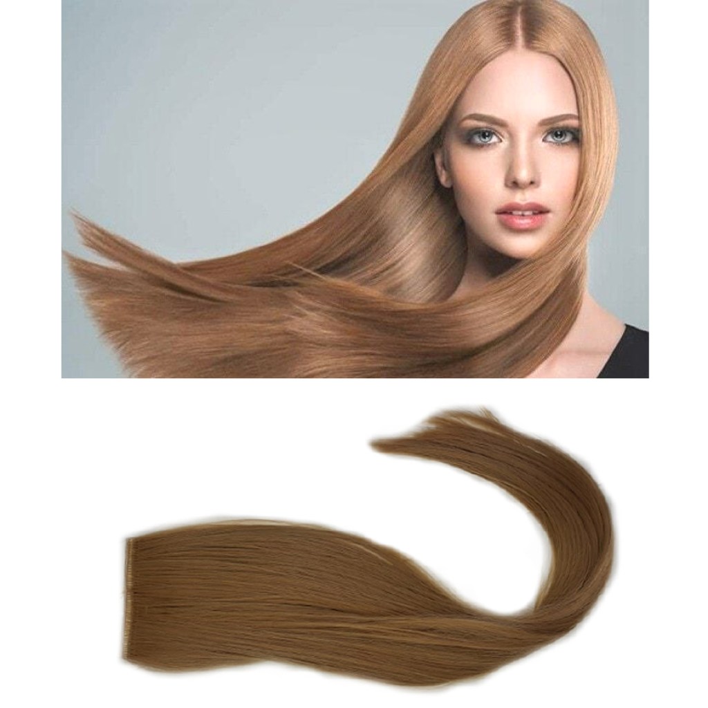 -ξανθό-μελί-27-wig-τρέσα-μαλλιών-ίσια-μακριά-60cm-με-κλιπς-χρώμ