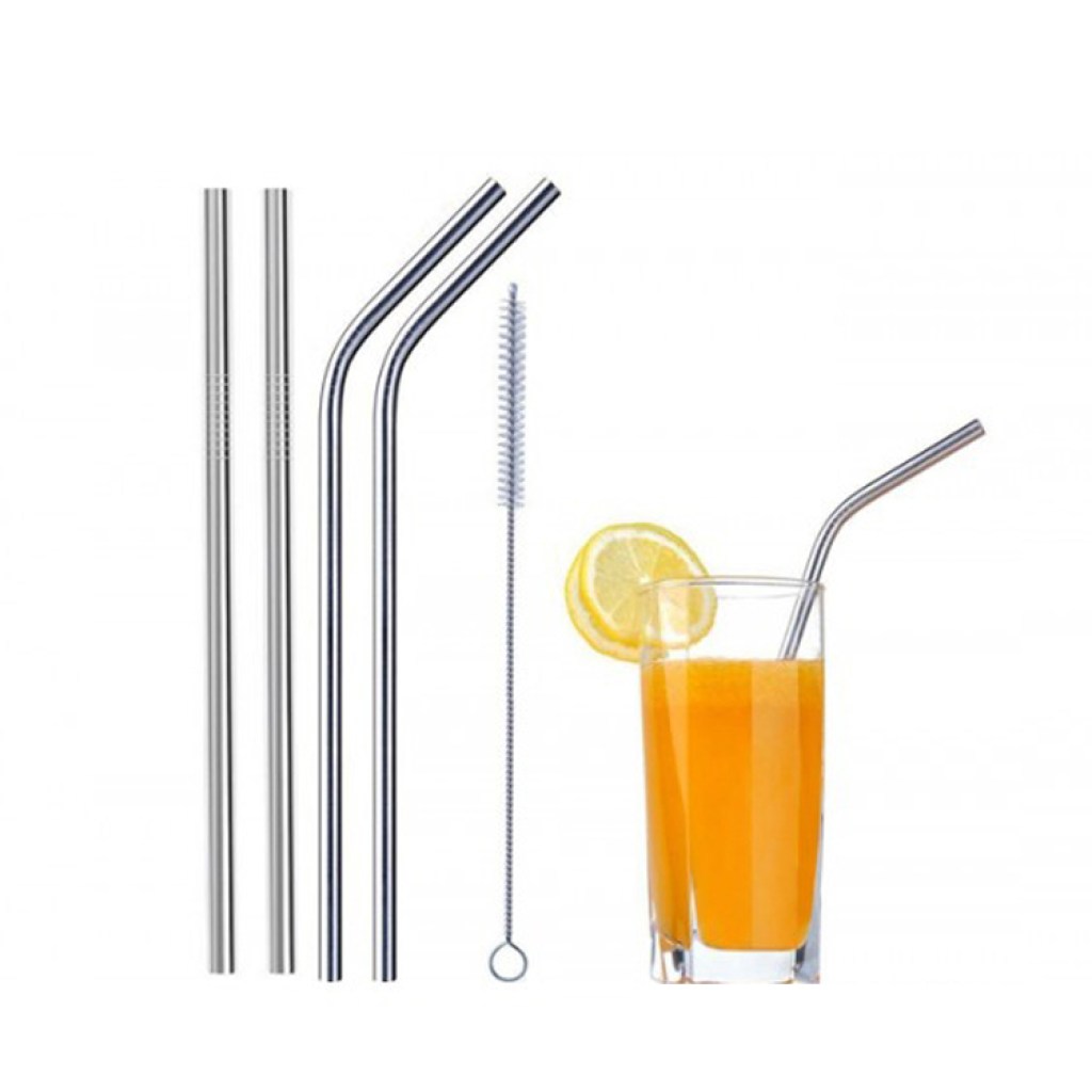 σετ-4-τεμαχίων-και-βουρτσάκι-καθαρισμού-μεταλλικά-καλαμάκια-ανοξείδωτα