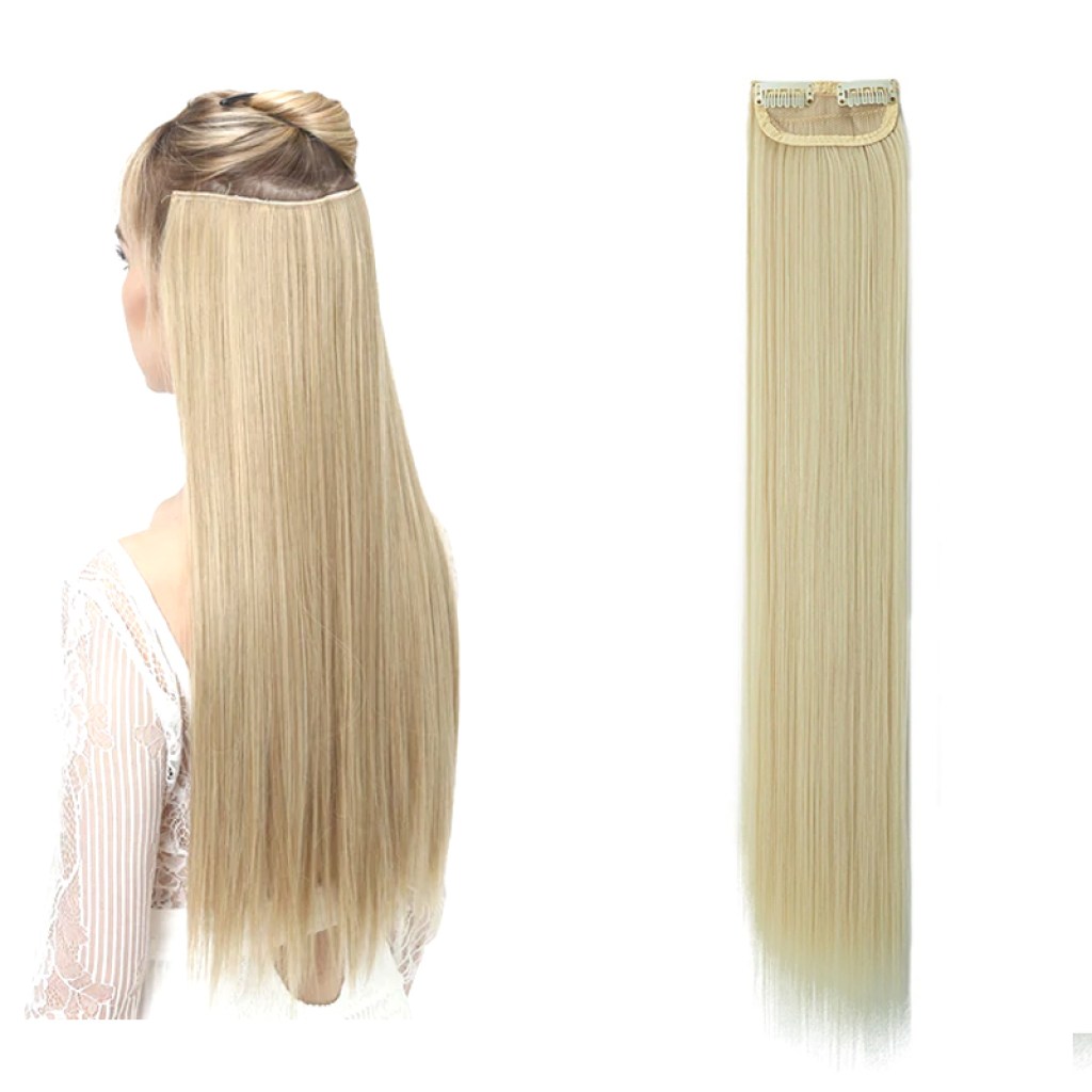 τρέσα-μαλλιών-ίσια-μακριά-60cm-με-κλιπς-χρώμα-ξανθό-613-wig