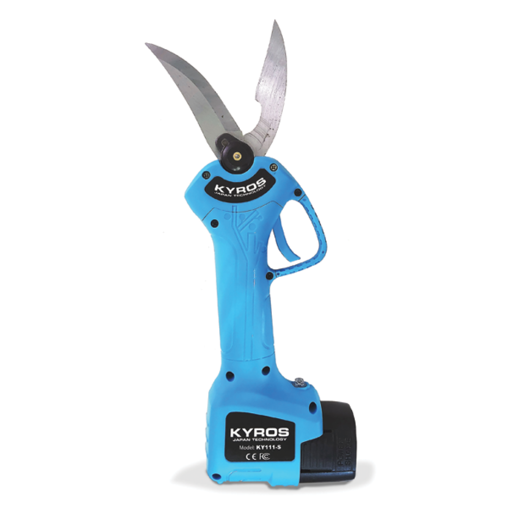 ψαλίδι-μπαταρίας-κλαδέματος-πολύ-ελαφρύ-kyros-ky111-pro-,-28mm-με-2-μπαταρίες-2,5-αh