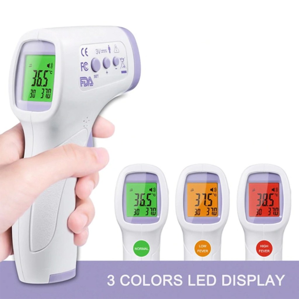 ηλεκτρονικό-θερμόμετρο-υπερύθρων-με-οθόνη-ir988,-λευκό-lyftrack