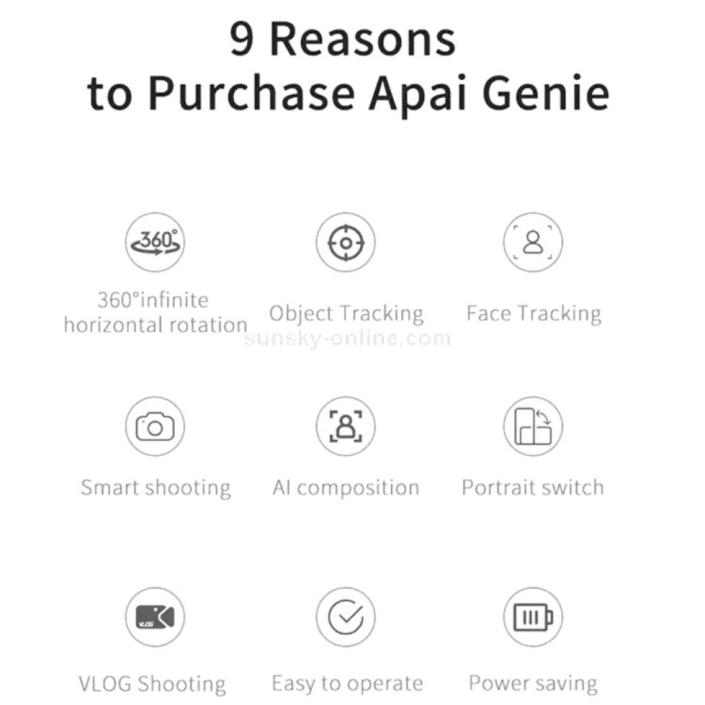 έξυπνη-περιστρεφόμενη-βάση-κινητού-360-smartphones-apai-genie-robot-cameraman