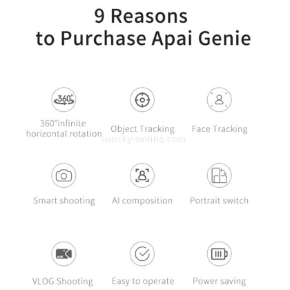 έξυπνη-περιστρεφόμενη-βάση-κινητού-360-smartphones-apai-genie-robot-cameraman