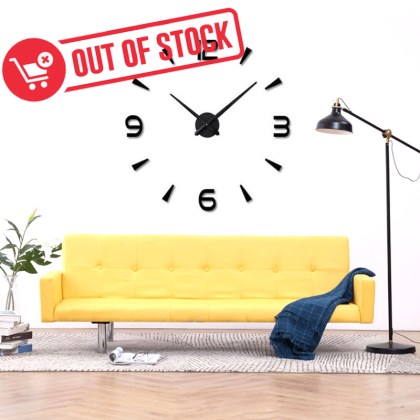 ρολόι-diy-τοίχου-αυτοκόλλητο-3d-μαύρο-jingong-diy-clock