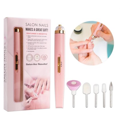 επαγγελματικός-φορητός-τροχός-νυχιών-ροζ,-salon-nails