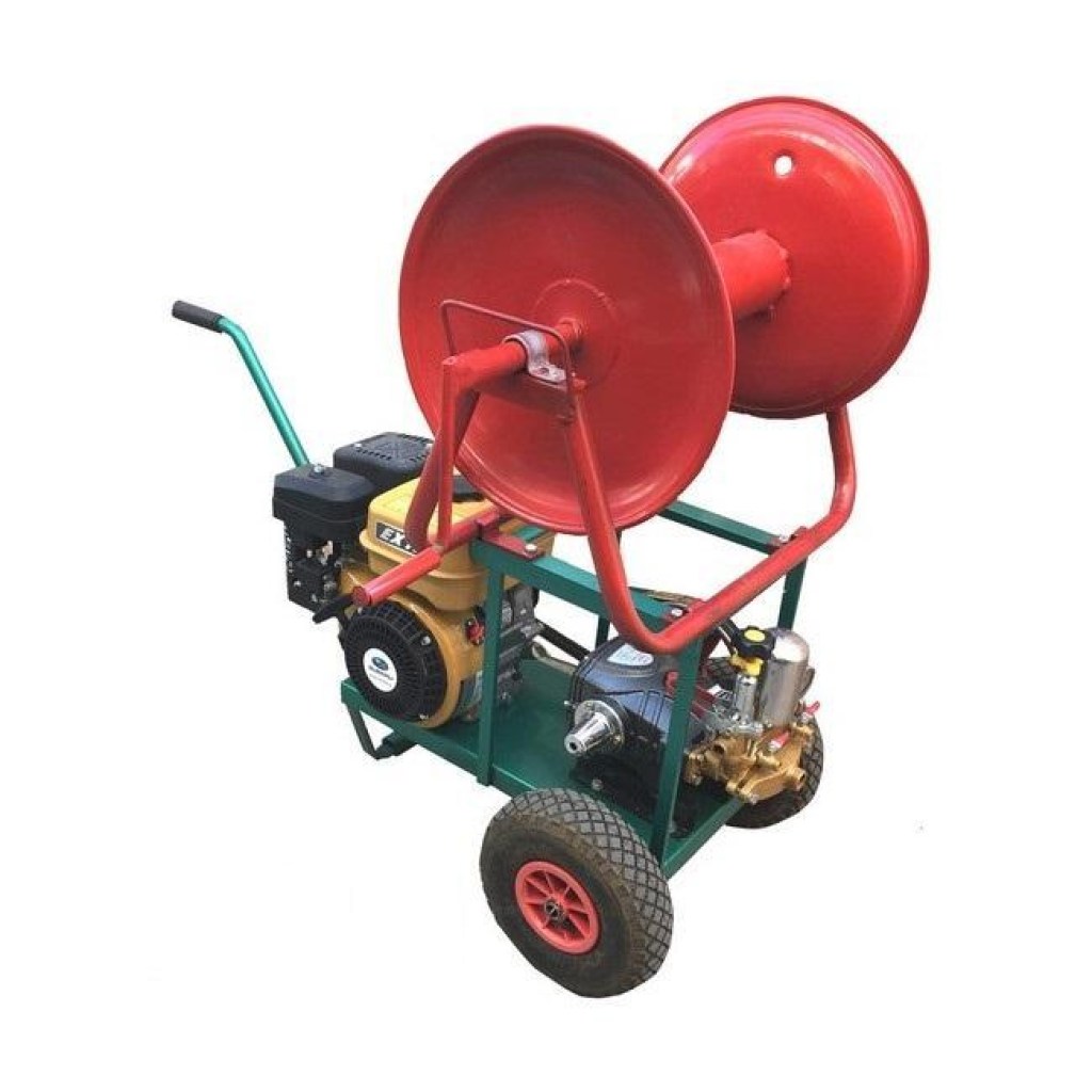 DAMAC Ψεκαστικό Συγκρότημα με Κινητήρα SUBARU, Αντλία FT-22 και Ανέμη για 150μ. Λάστιχο