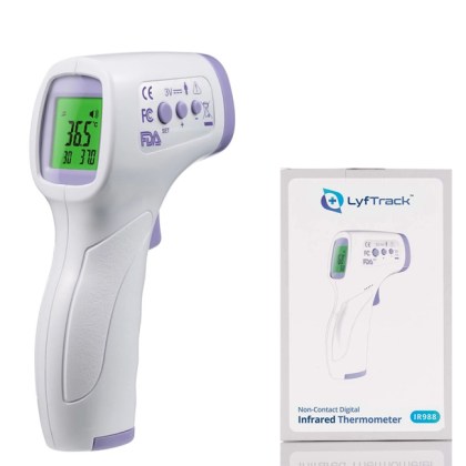 ηλεκτρονικό-θερμόμετρο-υπερύθρων-με-οθόνη-ir988,-λευκό-lyftrack