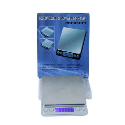 Ηλεκτρονική ζυγαριά κουζίνας LCD από ανοξείδωτο ατσάλι υψηλής ακρίβειας 0,1 g 